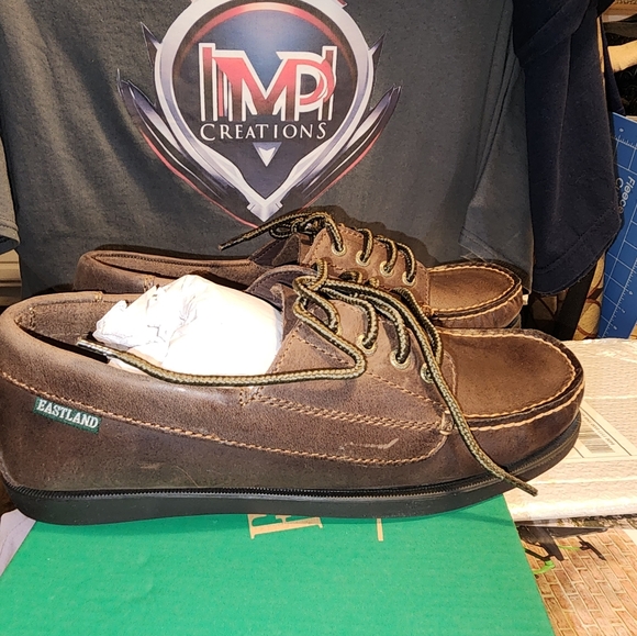 NWT,Eastland Falmouth Loafers, Bomber Brown size 8.5 - Picture 3 of 8